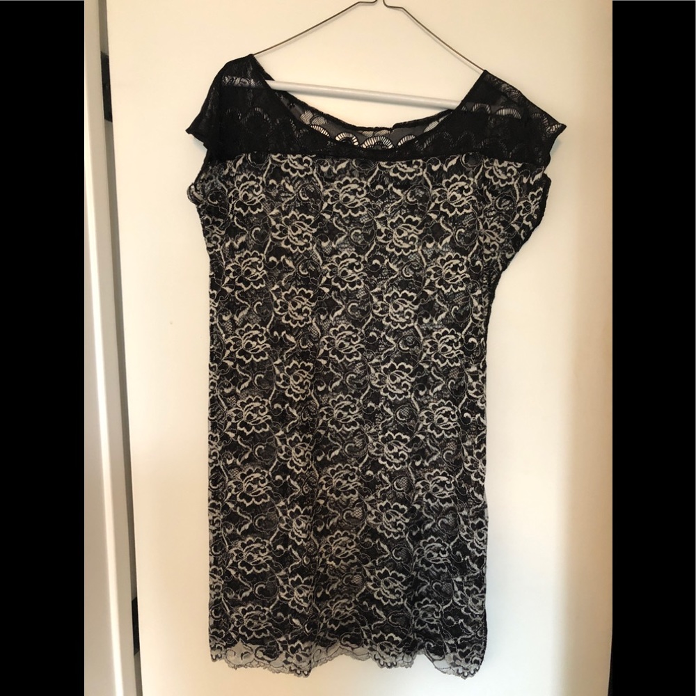 Donated. Vintage Lace Mini Dress